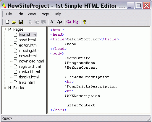 1st Simple HTML Editor 2.1.6