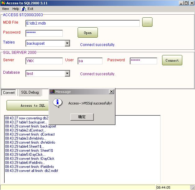 ACCESS to SQL2000 3.12
