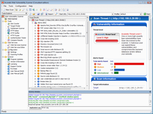 Acunetix Web Vulnerability Scanner FREE