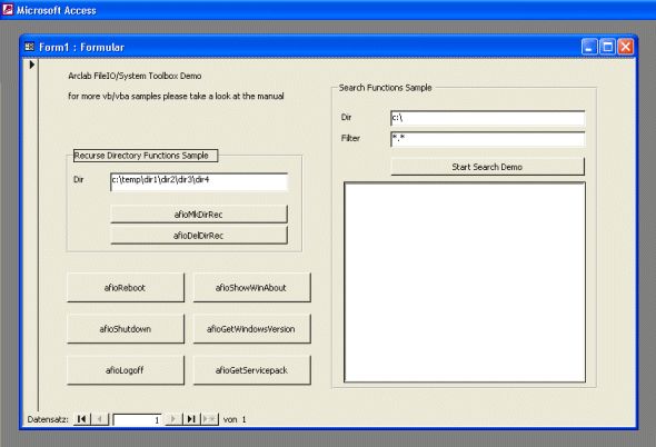 Arclab File IO/System Toolbox 2.0c