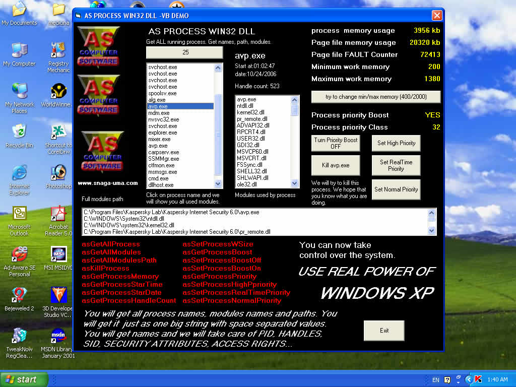 Библиотеку user32 dll. Behavior win32. Программа AVP Toolkit. Win32 priority Separator. Win32 taskbar.