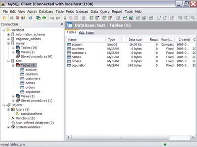 EngInSite MySQL Client