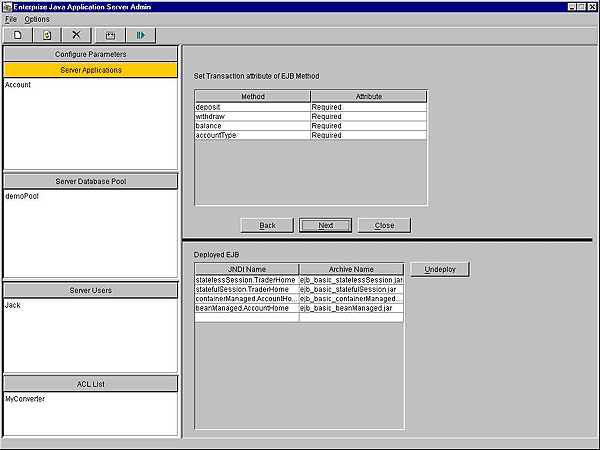 Enterprise Java Application Server