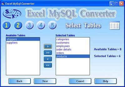 Excel MySQL converter