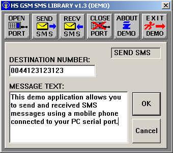 HS GSM SMS C Source Library