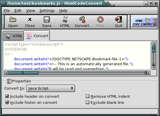 Html Code Convert