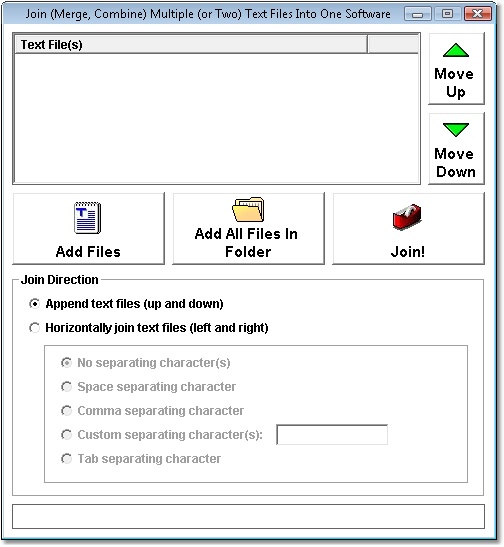 Join (Merge, Combine) Multiple (or Two) Text Files Into One Software 7.0