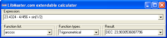 LibMaster.com Extendable Calculator