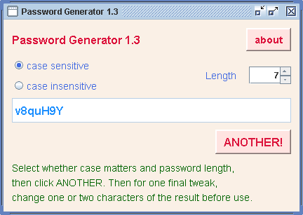 Password 1.3