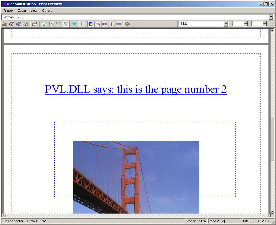 PVL Print Preview Library source codes