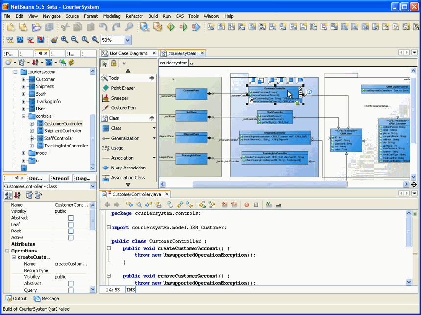 SDE for NetBeans (ME) for Java Platform 1.1 Modele