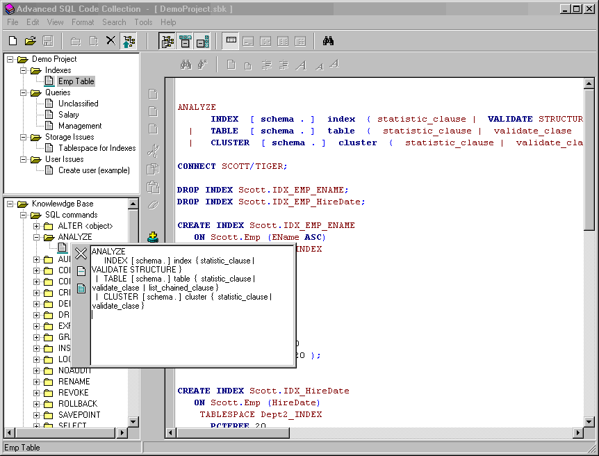 Advanced SQL Code Collection 1.2.0 by MediaTwins s.r.o.- Software Download