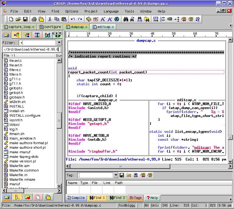 C program editor
