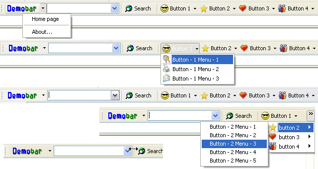 Demo toolbar for Internet Explorer (IEDemoToolbar)