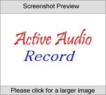 Active Audio Record Component Software