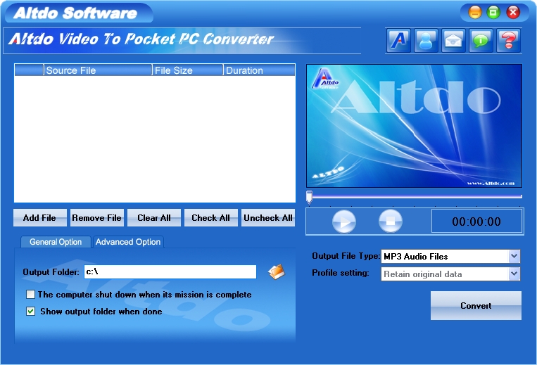 Altdo Video To Pocket PC Converter