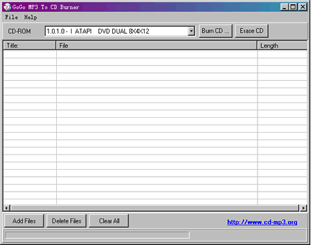 Go MP3 to CD Burner
