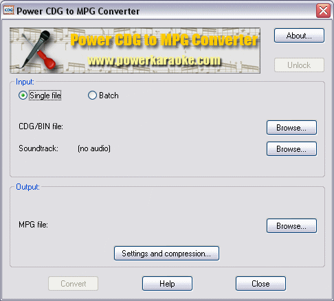 Power CDG to MPG Converter
