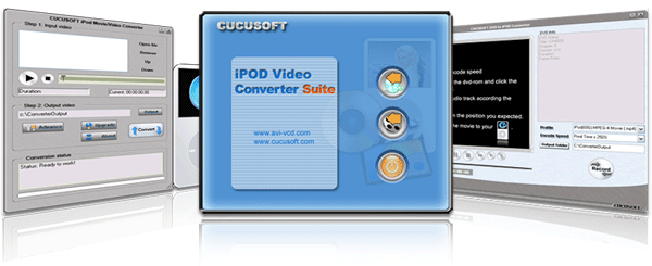 Cucusoft iPod Video Converter + DVD to iPod Converter Pro New