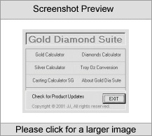 Gold Diamond Calculator Suite Software