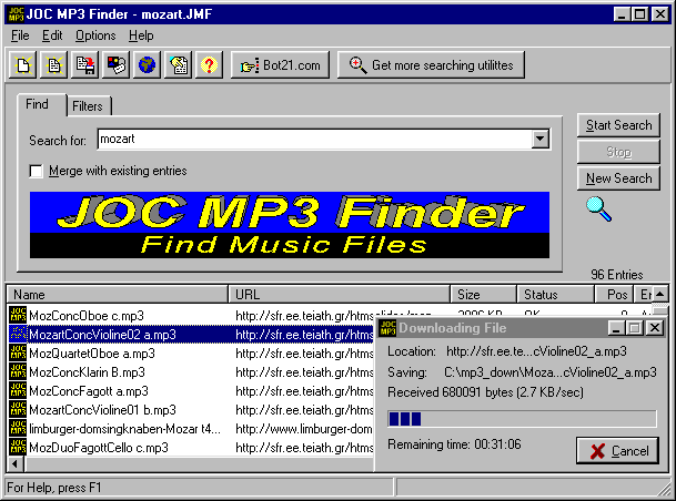 01 MP3 Finder