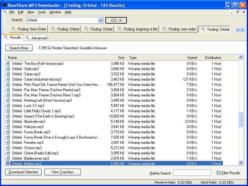 BearShare Mp3 Downloader