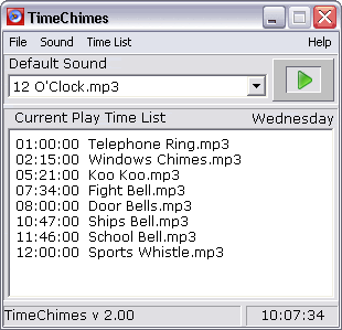 TimeChimes-School Bell Player 2.00Misc & Plug-ins by Nch Swift Sound - Software Free Download