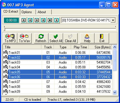 007 MP3 Agent