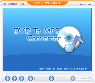 DVD To MP3 Ripper 1.00.1