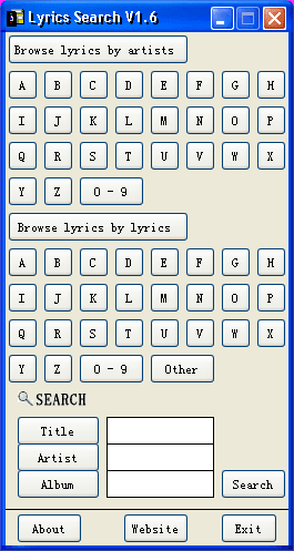 Lyrics Search