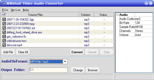 MMshall Video Audio Converter