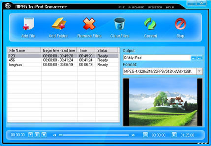 MPEG To iPod Converter 1.00