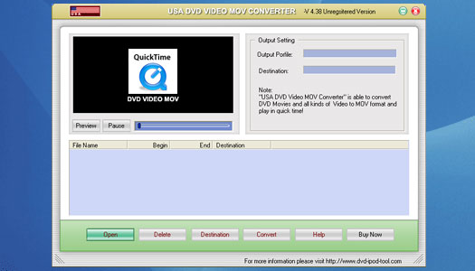 USAsoft MPEG to MOV Converter