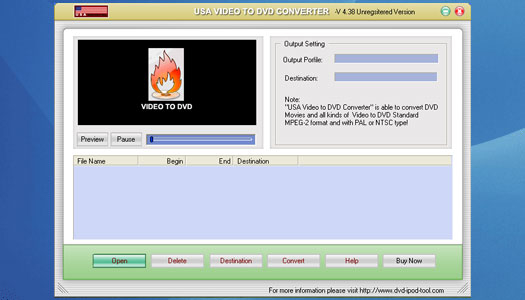 USAsoft MPEG to DVD Converter