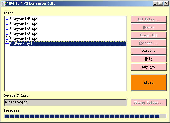 Convert MP4 to MP3