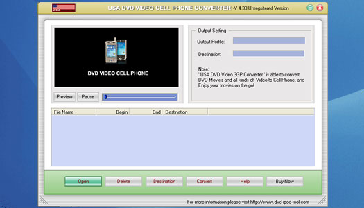 USAsoft VOB to Cell Phone ConverteR