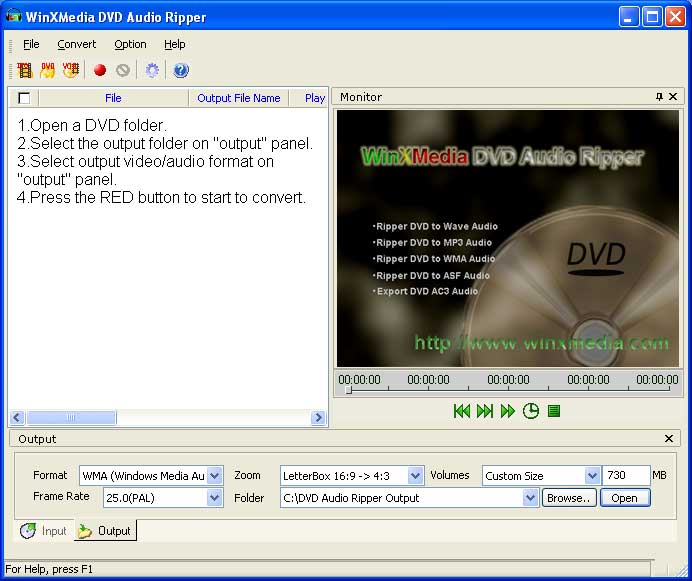WinXMedia DVD Audio Ripper SE