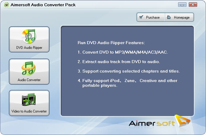 Aimersoft Audio Converter Pack SE