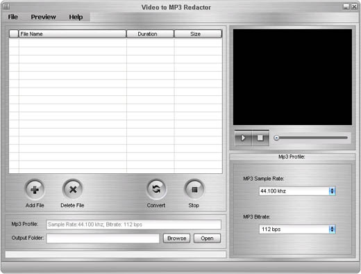 Video to MP3 Redactor