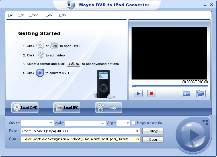 Moyea DVD to iPod Converter