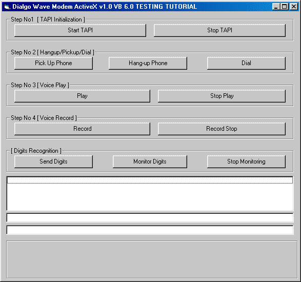 Dialgo Wave Modem ActiveX SDK v1.0