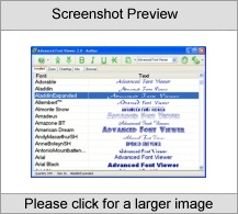 Advanced Font Viewer Software