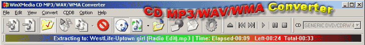 WinXMedia CD MP3/WAV/WMA Converter for twodownload.com
