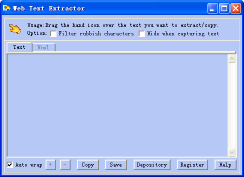 Web Text Extractor 1.0