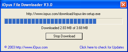 iOpus File and Web Page Downloader