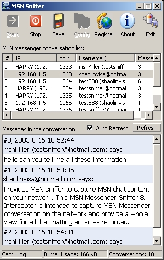 MSN Sniffer
