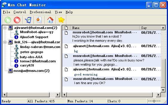 MSN Chat Monitor