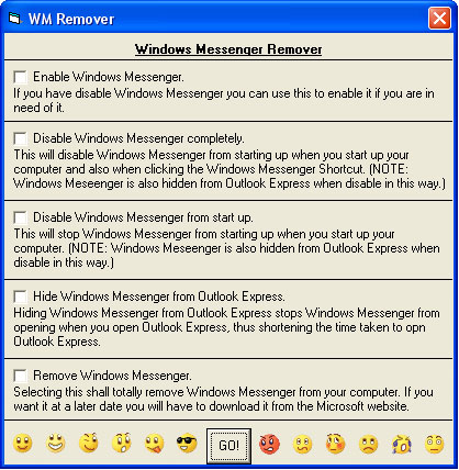 Windows Messenger Remover 1.0