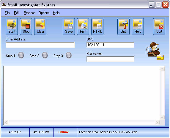 Email Investigator Express 1.0.0