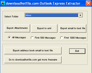 Free Outlook Express Extractor